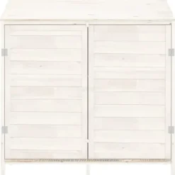Skure & Redskabsskure - Living haveskur 102x52x112 cm massivt grantræ hvid