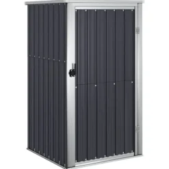 Skure & Redskabsskure - Living redskabsskur til haven 88x89x161 cm galvaniseret stål antracit