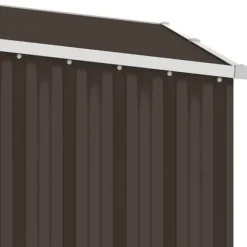 Skure & Redskabsskure - Living brændeskur 245x98x159 cm galvaniseret stål brun