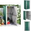 Skure & Redskabsskure - Living haveskur 118,5x97x209,5 galvaniseret stål grøn