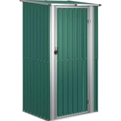 Skure & Redskabsskure - Living haveskur 118,5x97x209,5 galvaniseret stål grøn
