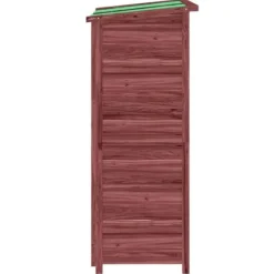 Skure & Redskabsskure - Living redskabsskur til haven 83x57x140 cm massivt fyrretræ mokkafarve