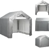 Skure & Redskabsskure - Living opbevaringstelt 180x180 cm galvaniseret stål grå