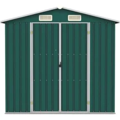 Skure & Redskabsskure - Living haveskur 205x129x183 cm galvaniseret stål grøn