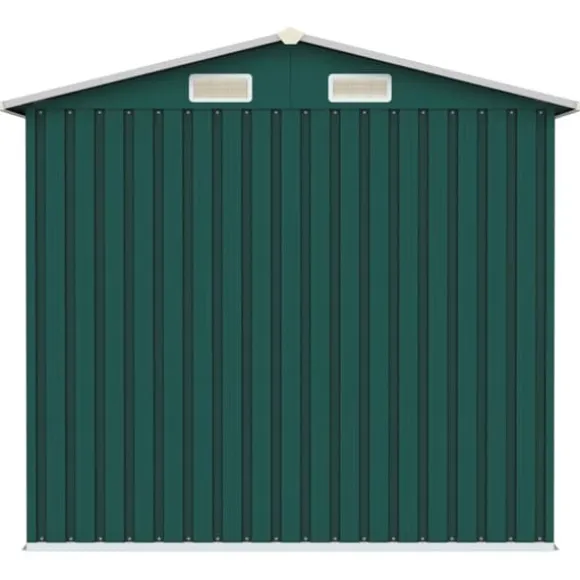 Skure & Redskabsskure - Living haveskur 205x129x183 cm galvaniseret stål grøn