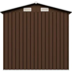 Skure & Redskabsskure - Living opbevaringsskur til haven 204x132x186 cm stål brun