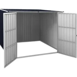 Skure & Redskabsskure - Living haveskur 195x198x159 cm galvaniseret stål antracitgrå