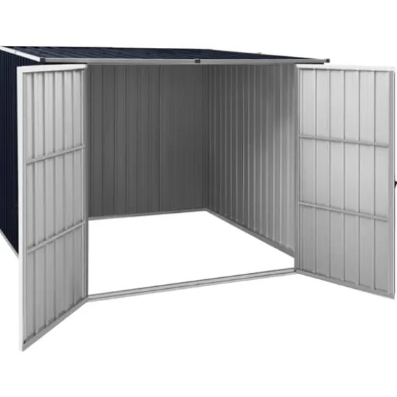 Skure & Redskabsskure - Living haveskur 195x198x159 cm galvaniseret stål antracitgrå