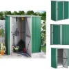 Skure & Redskabsskure - Living haveskur 180,5x97x209,5 galvaniseret stål grøn