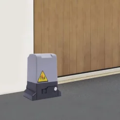 Skydeportåbner - Portmotor - Effekt 750 W - Helkobbermotor - Omdrejninger 1400 o/min - Fjernbetjening & Nøgler - Grå