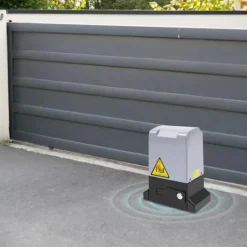 Skydeportåbner, automatisk portmotor, 750 W, 1600 kg kapacitet, fjernbetjening, automatisk indstilling