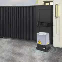 Skydeportåbner, automatisk portmotor, 750 W, 1600 kg kapacitet, fjernbetjening, automatisk indstilling