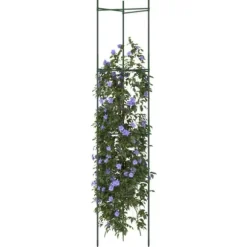 Slidstærkt espalier til tomater - Justerbart 2 stk. | Stål & PP | Højde: 154 cm