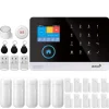Smart Alarm System, Multi-Channel Alerts, Nem Installation,EU-stik, F