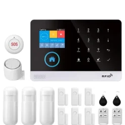 Smart Alarm System, Multi-Channel Alerts, Nem Installation,D, EU stik
