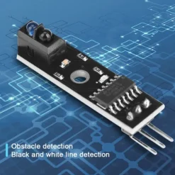 Smart Car Infrared Reflection Tracking Sensor Module - 3st (svart/vit linjedetektion, 1-kanal)