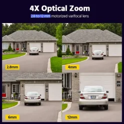 Smart Dual Light Varifocal Bullet Kamera, 4K Opløsning, Bevægelsesregistrering