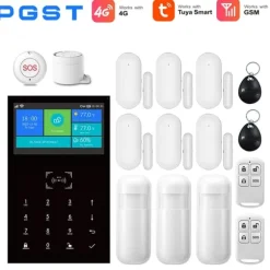 Smart Home Alarm System, App Kontrol, 99 Zone Support,EU stik, 4G-D