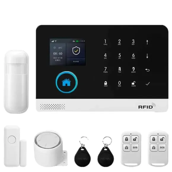 Smart Home Alarm System, Trådløs Kontrol, Multi-Sensor Understøttelse,4G-A-EU