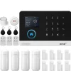 Smart Home Alarm System, Trådløs Forbindelse, Kompatibel med Smart Life,EU stik, E-2G