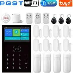 Smart Home Alarm System, Trådløs Kontrol, Multi-Zone Dækning,E-2G, EU stik