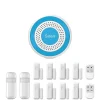 Smart Home Alarm System, Trådløs Forbindelse, App-Styret,WiFi Alarm Kit H, EU Stik