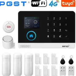 Smart Home Alarm System, Trådløs Kontrol, Multi-Sensor Understøttelse,4G-D-EU