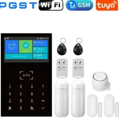 Smart Home Alarm System, Trådløs Kontrol, Multi-Zone Dækning,EU stik, B-2G