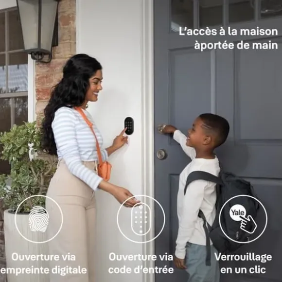 Smart Keyboard - YALE - Biometrisk - Op til 10 brugere på tastaturet