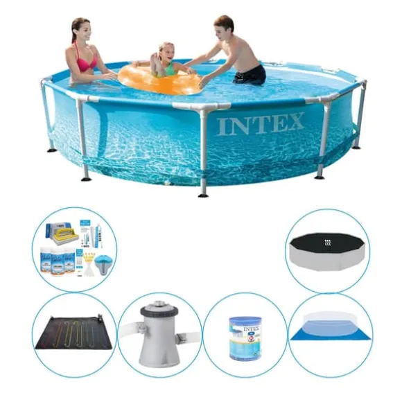 Smart Pool Deal - Intex Metalramme Rund Strand 305x76 cm