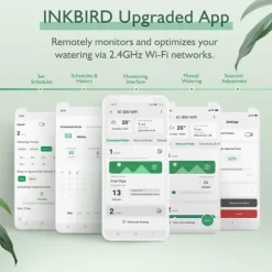 Smart Sprinkler Controller, 8-Zone Kontrol, Wi-Fi Forbindelse,EU STIK