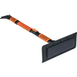 Sne skovl og isskraber, 31x15x84-104 cm, orange