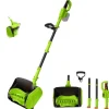Sneblæser, 30 cm ryddevej, 8 m kastafstand,Ingen batteri, EU, Elektrisk