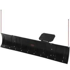 Snerydningsskær, 109x43 cm/183x72 cm, Sort, Stål