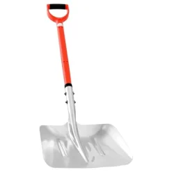 Sneskovl - Snerydningsskovl - Bredde 35 cm - Aluminium - D-formet håndtag - Letvægt - Stor kapacitet - Til indkørsel, have, bil og camping