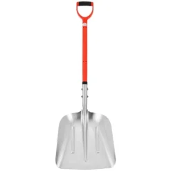 Sneskovl - Snerydningsskovl - Bredde 35 cm - Aluminium - D-formet håndtag - Letvægt - Stor kapacitet - Til indkørsel, have, bil og camping