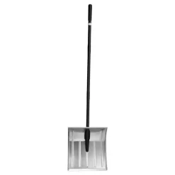 Sneskovl - Til Indkørsel - Bredde 40 cm - Aluminiumslegering - Skridsikkert Greb - Stor Kapacitet - Aftageligt Design - Letvægt