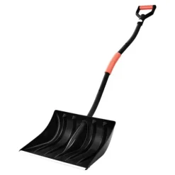 Sneskovl - Til indkørsel - Bladbredde 42 cm - Aluminiumsblad - D-formede håndtag - Letvægt - Stor kapacitet