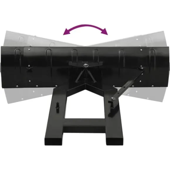 Sneskovle - Living sneplov til gaffeltruck 150x38 cm sort