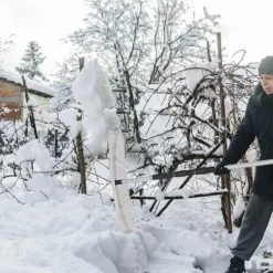 Sneskraber med teleskophåndtag