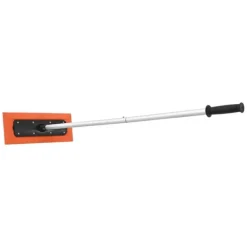 Sneskraber til biltag - Snetagskraber - Skaft 1,2 m - Ridsefrit skumblad 45 cm - Skridsikkert håndtag - Letvægt - Til garagetag