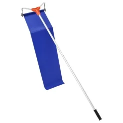 Sneskraber til Tag - Teleskopisk Tagsneskraber - 1,25–5,24 m Justerbar - 27 cm Aluminiumsblad - Hjul og Glideskinne - Til Sne, Blade og Affald