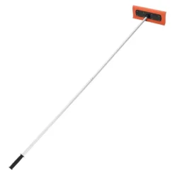 Snetagsrive - Tagskraber - Skumblad 45 cm - Teleskopskaft 2,25–5,62 m - Skridsikkert håndtag - Letvægts design - Til sne, blade og affald