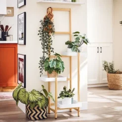 SoBuy Plantehylde Blomsterreol Stativ STR13-WN