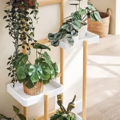 SoBuy Plantehylde Blomsterreol Stativ STR13-WN