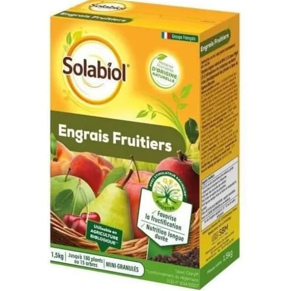 SOLABIOL SOFRUY15 Frugtgødning - 1,5 kg
