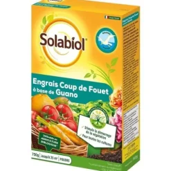 SOLABIOL SOGUA750N SOGUA750N - Guano-baseret Boost-gødning - Stimulerer vegetationsopstart, Gul