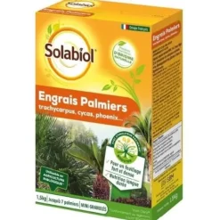 SOLABIOL SOPALMY15 Gødning til palmer og middelhavsplanter 1,5 kg, Velegnet til økologisk landbrug