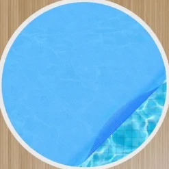 Solafdækningspool 305 cm blå, 15 mil, PE-materiale