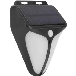 Solar Alarm Lampe Vandtæt Menneskekrops Induktionslys til Udendørs Have Gård Lagerhegn